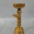 Metal 1970s Brass Dragon & Phoenix Candle Holders, Pair of Lotus Top Candlesticks For Sale - Image 7 of 9