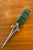 Mid 20th Century Vintage Mexico Modernist 850 Silver and Green Onyx Carved Letter Opener For Sale - Image 5 of 9