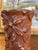 Vintage Red Wing Pottery Brown Glazed Floral Relief Vase For Sale In Seattle - Image 6 of 10