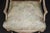 Pair Louis XV Style French Cream Distressed Painted Cane Back Armchairs For Sale - Image 11 of 16
