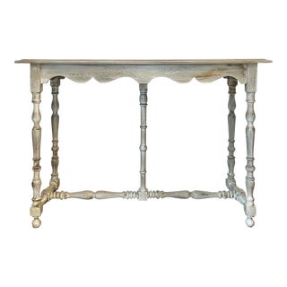 Rustic European Style Tall Console Table by Furniture Classics Limited For Sale