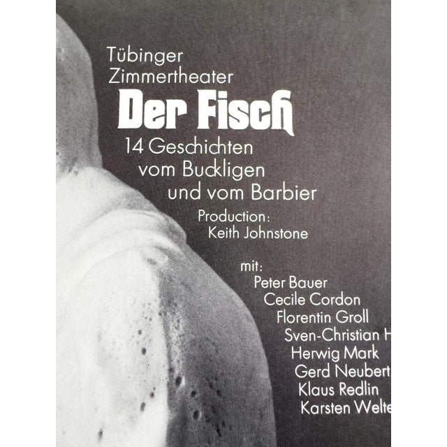 The Fish Original Vintage Poster by Frieder & Renate Grindler, 1968 For Sale - Image 5 of 11