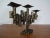 Sculptural candlestick iron from the 1960s. Weight 2 kg.