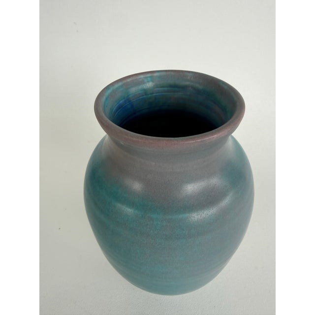 Mid-Century Modern 1980's Vintage MCM Studio Pottery Vase For Sale - Image 3 of 5