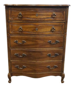 Bassett Furniture Cherry Country French Provincial 38" Chest of Drawers 190-5-A371