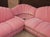 1970s Deco Pink Velvet Clamshell Sofa Sectional For Sale In Los Angeles - Image 6 of 6