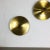 1960s Gold Disc Wall Lights by Charlotte Perriand for Honsel, Germany, 1960s, Set of 3 For Sale - Image 5 of 18