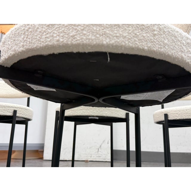 Omar De Biaggio for Cb2 Inesse Dining Chairs, Set of Four For Sale - Image 9 of 12