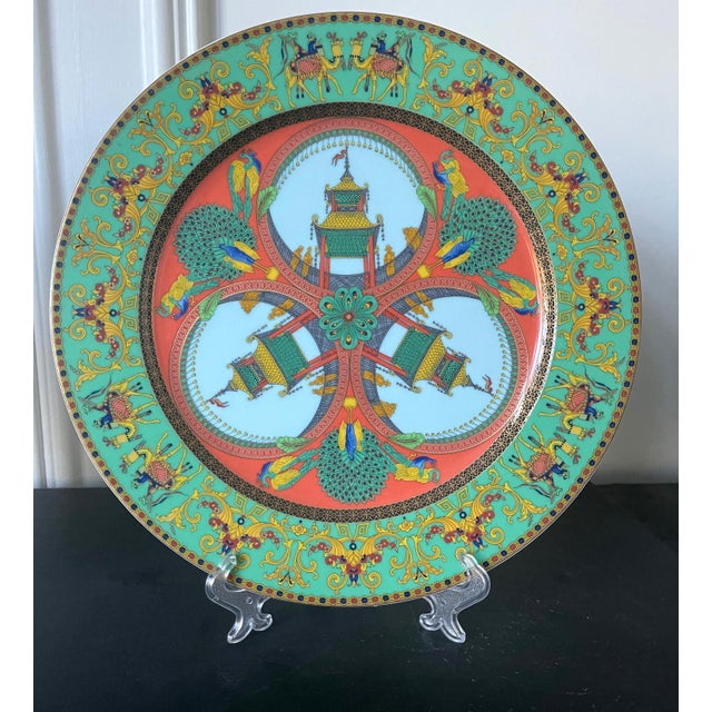 Late 20th Century Late 20th Century Serving Platters by Versace for Rosenthal - a Pair For Sale - Image 5 of 11