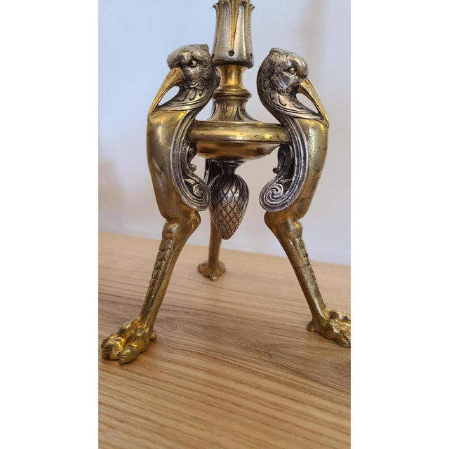 Napoleon III Bronze Candelabras, 19th Century, Set of 2 For Sale - Image 4 of 18