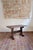 Oak Side Table with Pegged Trestle Base, France, 1950s For Sale - Image 12 of 12