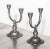 Silver Just Andersen Double Arm Crested Pewter Candlesticks - a Pair For Sale - Image 8 of 9