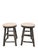 Vintage Adirondack Style Aspen Log Swivel Bar Stools - Pair For Sale - Image 9 of 10