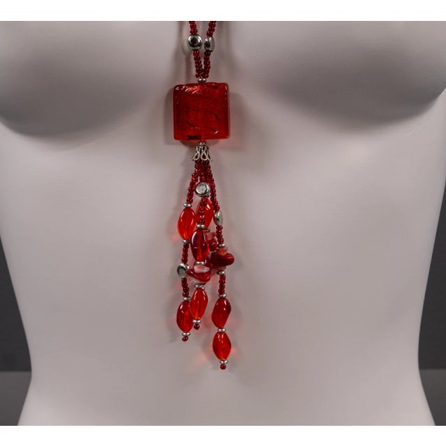 Silver Fashion Jewelry Necklace For Sale - Image 8 of 13