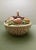 Mid 20th Century Tromp L’oeil Fruit & Flower Basket Covered Dish For Sale - Image 10 of 13