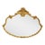 Large Early 20th Century Ornate Gold Rococo Mirror For Sale