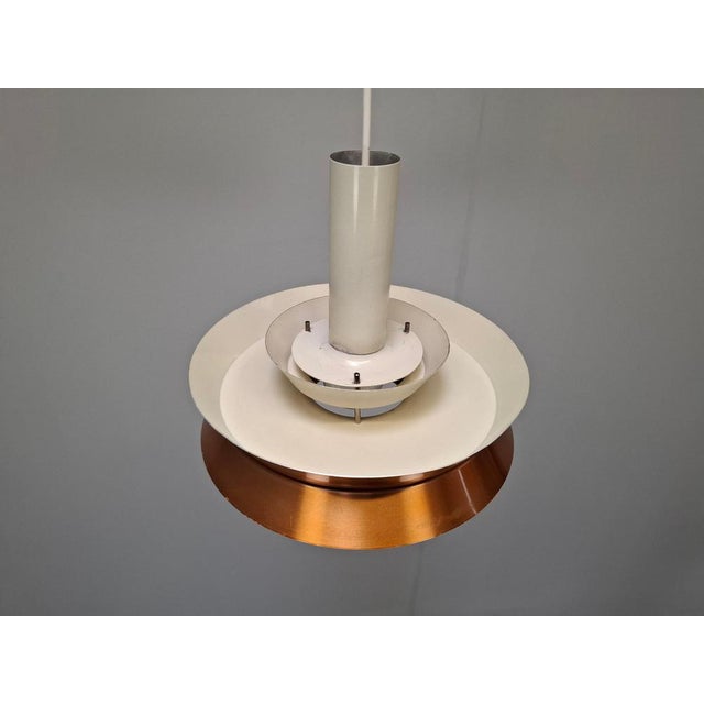 Vintage Danish Brass Pendant Light by Carl Thore for Granhaga, 1960s For Sale - Image 16 of 18