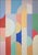 2020s 2026, Bauhaus Geometric Triptych Painting in Vivid Pastel Tones, Chromatic Deco Radiance, Acrylic Paint on Watercolor Paper For Sale - Image 5 of 11