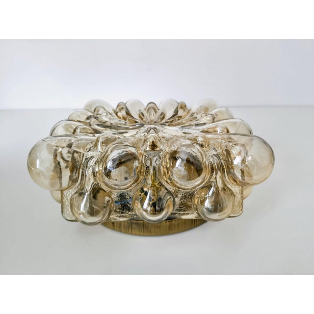Mid-Century Bubble Glass Wall Lamp attributed to Helena Tynell, Limburg, Germany, 1970s For Sale - Image 10 of 18