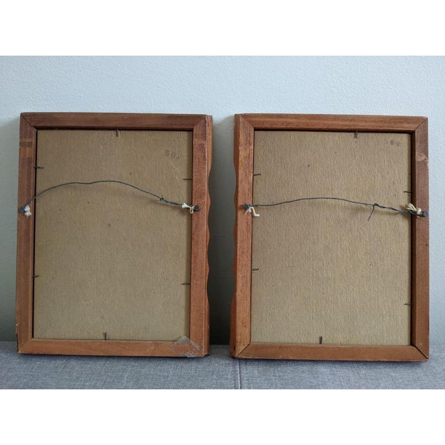 Mid 20th Century Miroir Des Modes French Fashion Prints, Framed - a Pair For Sale In New York - Image 6 of 7