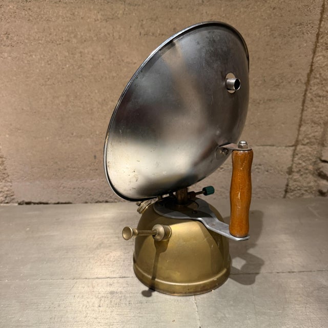 Mid-Century Modern Bialaddin Bowl Fire Paraffin Heater Industrial Decor For Sale - Image 10 of 16