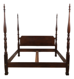 Henredon Mahogany King Size Poster Bed