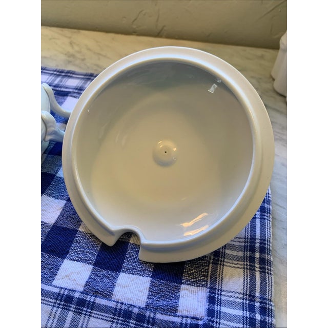 Vintage Schumann Arzberg Bavaria Porcelain Covered Serving Bowl Tureen For Sale - Image 10 of 12