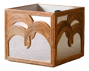 Planter with Palms & Invisible Wheels from Vivai Del Sud, 1970