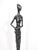 1980s 1980s Giacometti-Style Cast Aluminum Modernist Figure Sculpture (18.5"h) For Sale - Image 5 of 14