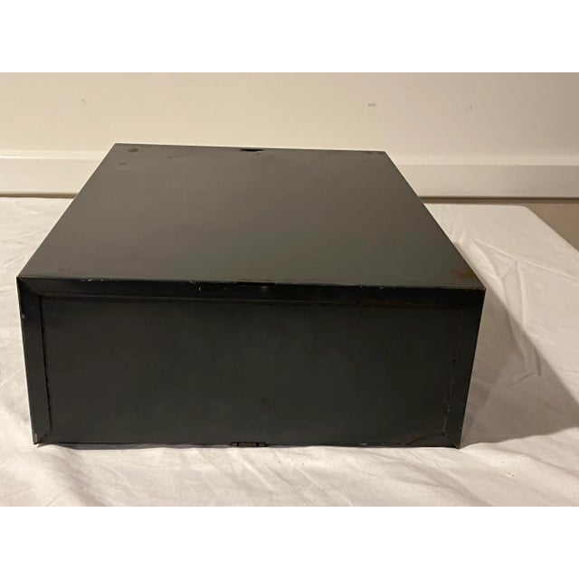 Metal 1960s Vintage Metal Interlocking Cabinet For Sale - Image 7 of 9