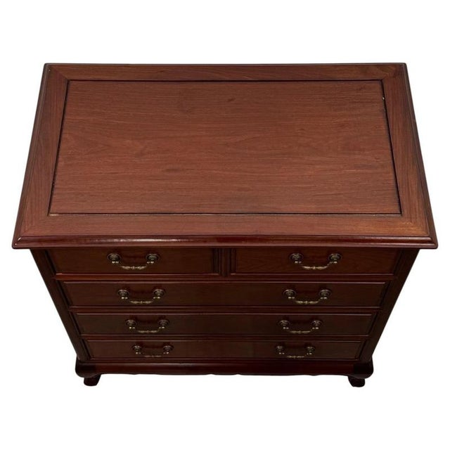 2000 - 2009 Traditional Mahogany Chest of Drawers For Sale - Image 5 of 12