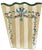 Signed hand-painted wastebasket designed by Jane Keltner for Two's Company, crafted from solid wood with a charming...
