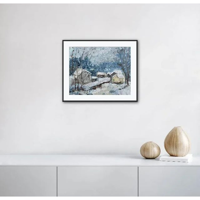 Modern Impressionist Winterscapes Oil Painting For Sale In Reno/Lake Tahoe - Image 6 of 6