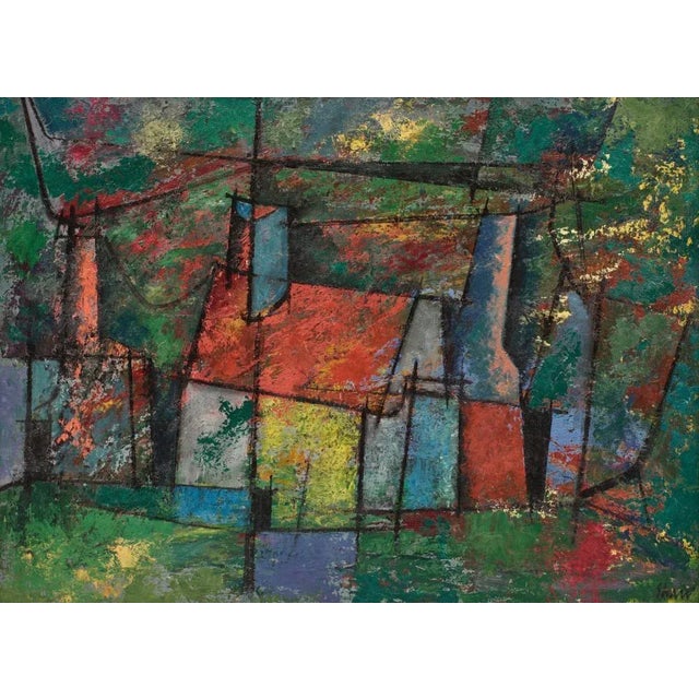 Paint Charles Green Shaw "10" Abstract Painting For Sale - Image 7 of 7