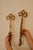 Metal Mid-Century French Brass Bow Sconces, Set of 2 For Sale - Image 7 of 10
