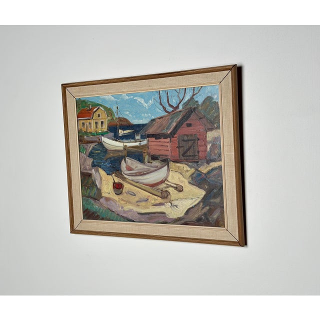 Nils Öberg, Autumn, Offerdalsfjällen Jämtland, 1960s, Oil on Canvas, Framed For Sale - Image 9 of 12