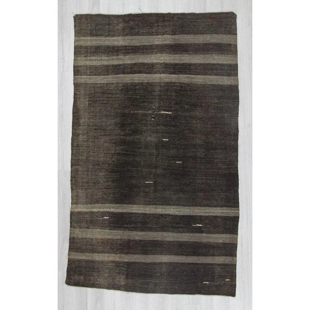 Vintage decorative kilim rug from Afyon region of Turkey. In very good condition. Approximately 50-60 years old.