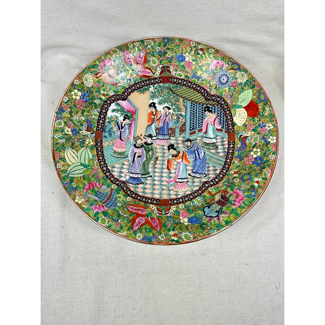 Chinese Vintage Chinese Export Porcelain Bowl For Sale - Image 3 of 12