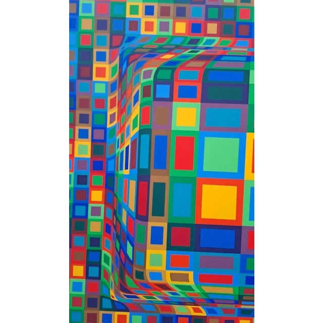 Victor Vasarely, Koska MC, 1970, Original Screenprint For Sale - Image 6 of 10