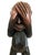 Asian "Three Wise Monkeys" in Carved Wood For Sale - Image 9 of 15