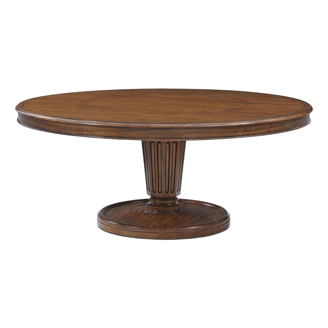 Regency Style 72 Inch Round Dining Table | Chairish