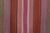 Traditional Vintage Peruvian Square Kilim, Vibrant Polychromatic Stripes - Rug & Kilim For Sale - Image 3 of 7