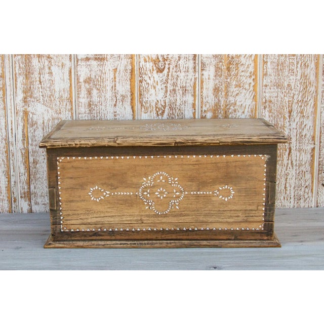 Mid Century Mother of Pearl Inlay Chest For Sale - Image 12 of 12