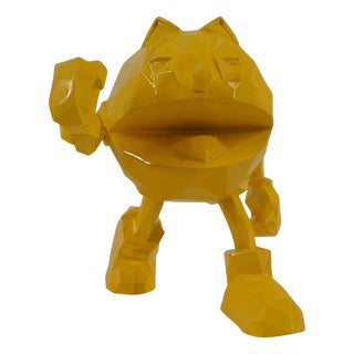 Mini Yellow Resin Pac-Man from Richard Orlinski For Sale