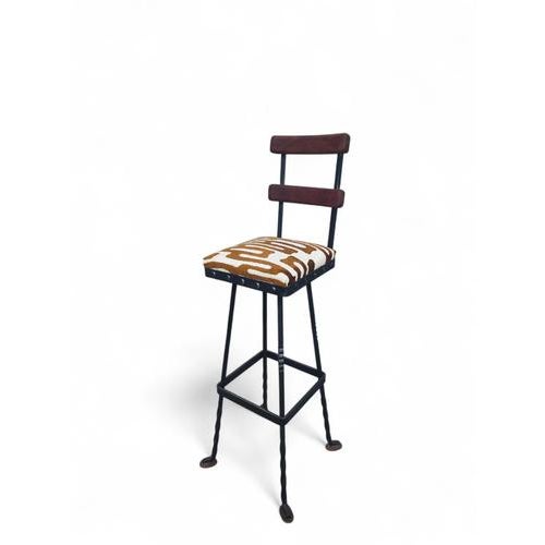 1970s Vintage Brutalist Barstools, 1970s, Set of 6 For Sale - Image 5 of 8