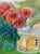 Orange Lemonade & Marigolds, Original Oil Paintings, Expressionism For Sale - Image 8 of 14