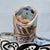 Alfajar Ceramica Spanish Hand Painted Modernist Face Sgraffito Stoneware Vase For Sale - Image 11 of 14