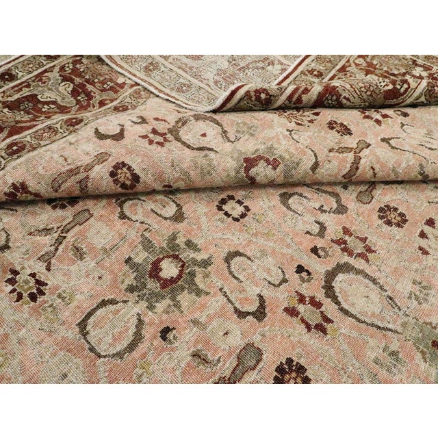 Galerie Shabab Collection Early 20th Century Persian Tabriz Carpet For Sale - Image 10 of 10