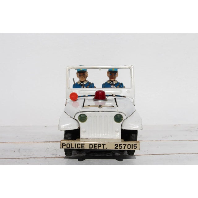 1950s Vintage and Tin Toy Nomura Police p.d. Jeep, Japanese For Sale - Image 5 of 13