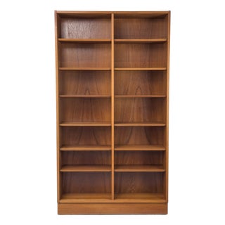 Large Vintage Teak Bookcase by Carlo Jensen for Hundevad & Co., 1960s For Sale
